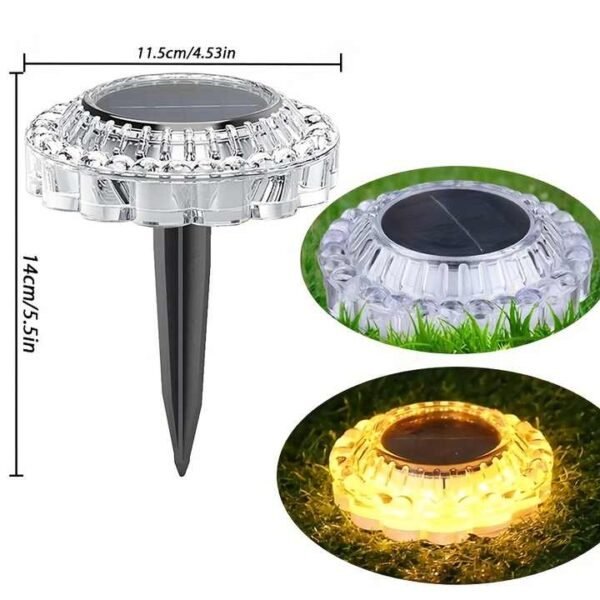 ⁦مصباح ارضي يعمل بالطاقة الشمسية لاضاءة الحدائق⁩ - الصورة ⁦4⁩